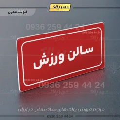 تابلو لیزری سالن ورزش - تصویر 16